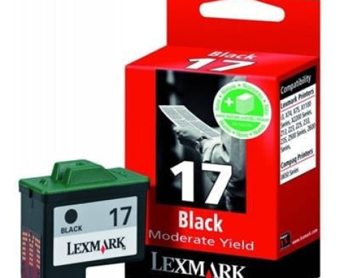 Lexmark 10NX217E - 17 Numaralı Siyah Kartuş